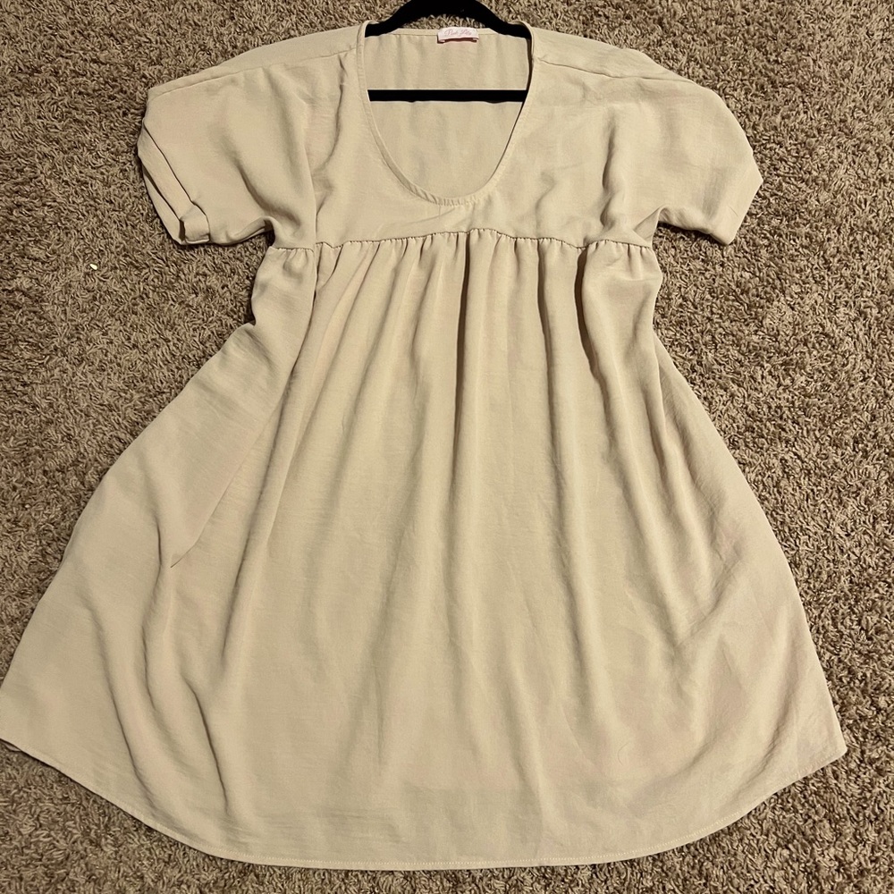 Pink lily dress